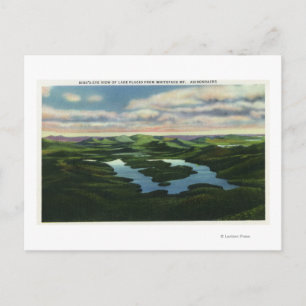 Luftbild des Plattensees Postkarte