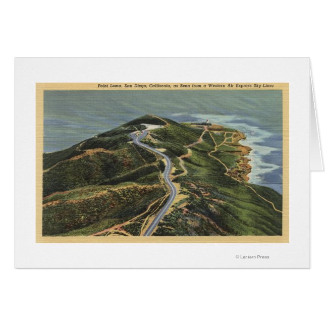 Luftbild des Point Loma (Vorderseite (Horizontal))