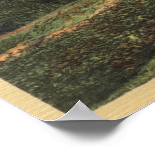 Luftbild des Point Loma Poster (Ecke)