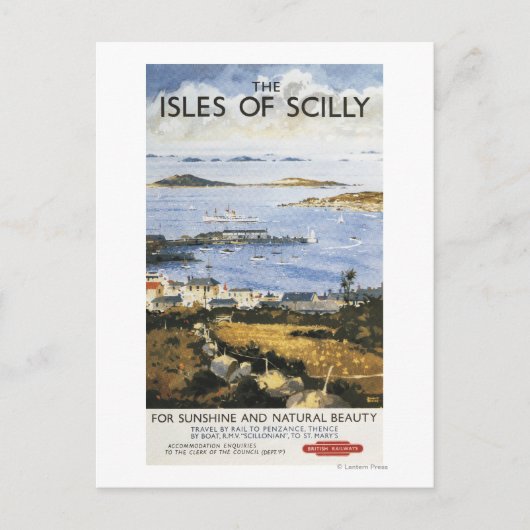 Luftbild des Posters der Stadt und der Dockbahn Postkarte (Vorderseite)