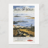 Luftbild des Posters der Stadt und der Dockbahn Postkarte (Vorderseite)