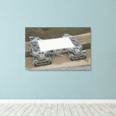 Luftbild des Raupentransporters Leinwanddruck (Insitu (Holzboden))