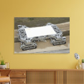 Luftbild des Raupentransporters Leinwanddruck (Insitu (Wohnzimmer))