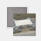 Luftbild des Raupentransporters Magnet (Vorderseite/Rückseite)