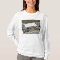 Luftbild des Raupentransporters