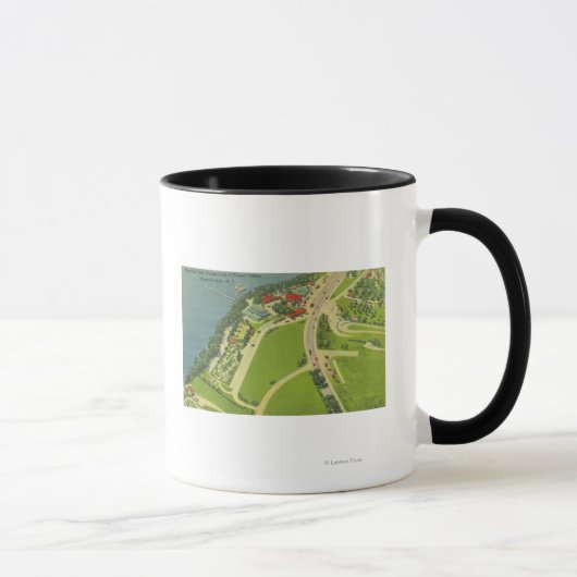 Luftbild des Roseland-Parks Tasse (Rechts)