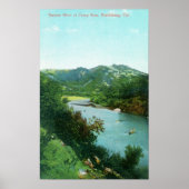 Luftbild des russischen Flusses auf der Rose des C Poster (Vorne)