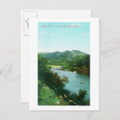 Luftbild des russischen Flusses auf der Rose des C Postkarte (Vorne/Hinten)