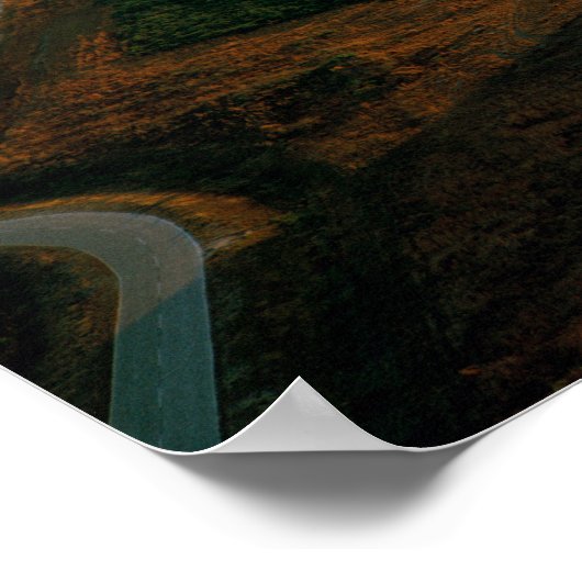 Luftbild des Saturns V Poster (Ecke)