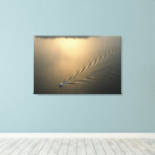 Luftbild des Schiffes im Gatun Panama-See Leinwanddruck (Insitu (Holzboden))