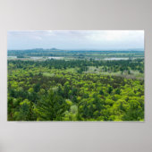 Luftbild des Schwarzen Staat Poster (Vorne)