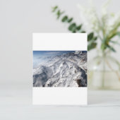 Luftbild des Skigebiets Valle Nevado Chile Postkarte (Stehend Vorderseite)