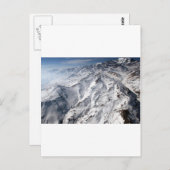 Luftbild des Skigebiets Valle Nevado Chile Postkarte (Vorne/Hinten)