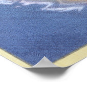 Luftbild des Teufelsees Poster (Ecke)