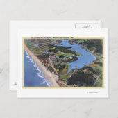 Luftbild des Teufelsees Postkarte (Vorne/Hinten)