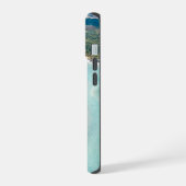 Luftbild einer Insel iPhone 15 Hülle (Linke Seite)