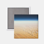 Luftbild einer Wüste Magnet (Vorderseite/Rückseite)