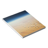 Luftbild einer Wüste Notizblock (angewinkelt)