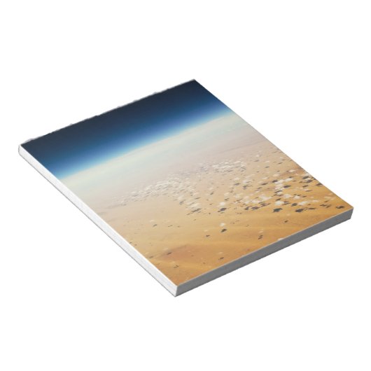 Luftbild einer Wüste Notizblock (angewinkelt)