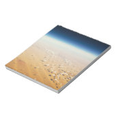 Luftbild einer Wüste Notizblock (Rotiert)