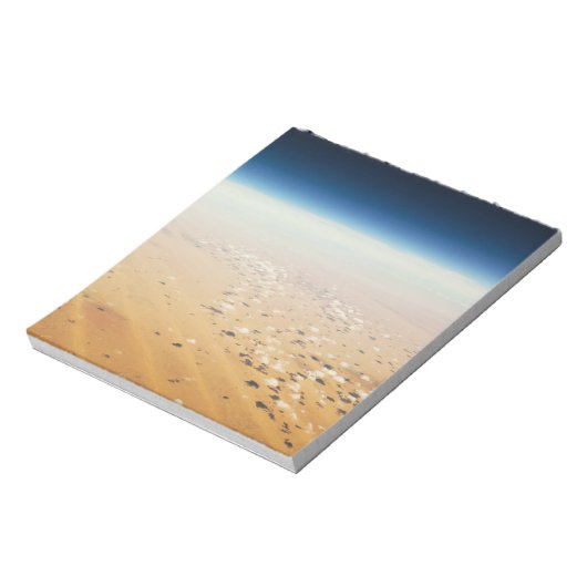 Luftbild einer Wüste Notizblock (Rotiert)