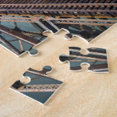 Luftbild Eisenbahnschiene am Potomac River Puzzle (Seite)
