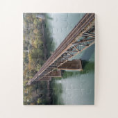 Luftbild Eisenbahnschiene am Potomac River Puzzle (Vertikal)