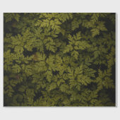 Luftbild grüne Pflanze Geschenkpapier (Flach)