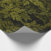 Luftbild grüne Pflanze Geschenkpapier (Ecke)