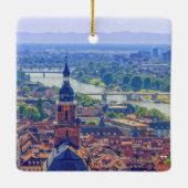 Luftbild Heidelberg, Deutschland Keramikornament (Rückseite)