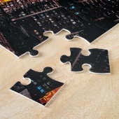 Luftbild in der Nacht Puzzle (Seite)