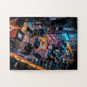 Luftbild in der Nacht Puzzle (Horizontal)