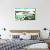 Luftbild Oakes Garden Theater und Wasserfälle Leinwanddruck (Insitu (Schlafzimmer))