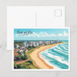 Luftbild Punta del Este Uruguay Postkarte