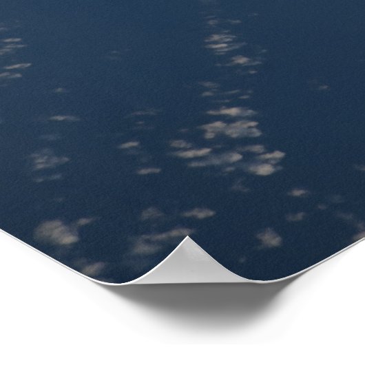 Luftbild Raumfähre Entdeckung 2 Poster (Ecke)