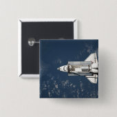 Luftbild Raumfährentdeckung 3 Button (Vorne & Hinten)