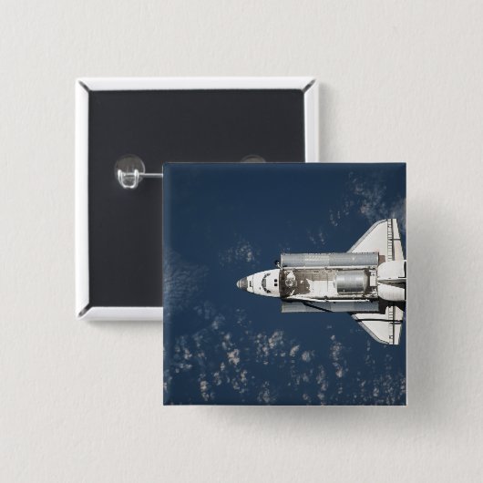 Luftbild Raumfährentdeckung 3 Button (Vorne & Hinten)