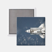 Luftbild Raumfährentdeckung 3 Magnet (Vorderseite/Rückseite)