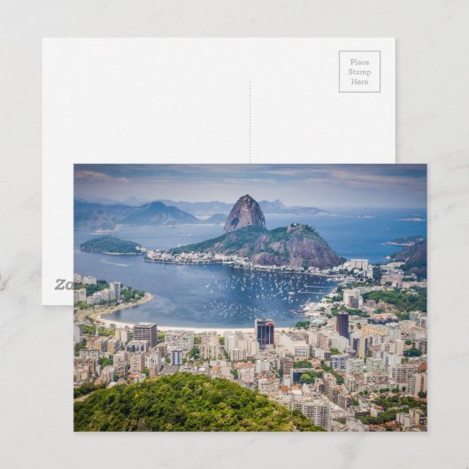 Luftbild Rio de Janeiro Postkarte (Vorne/Hinten)