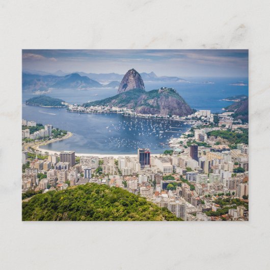 Luftbild Rio de Janeiro Postkarte (Vorderseite)