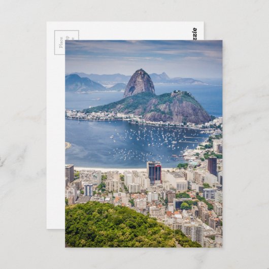 Luftbild Rio de Janeiro Postkarte (Vorne/Hinten)