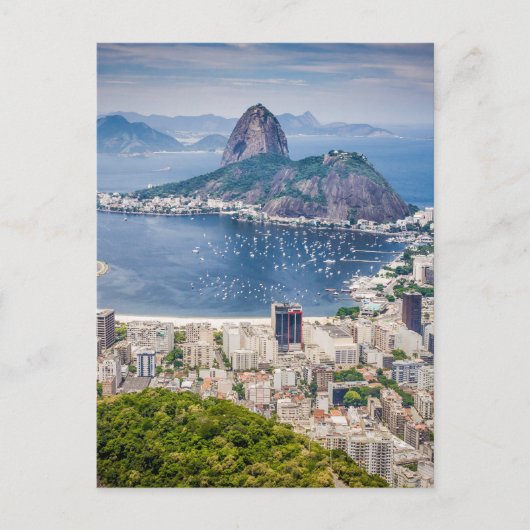 Luftbild Rio de Janeiro Postkarte (Vorderseite)