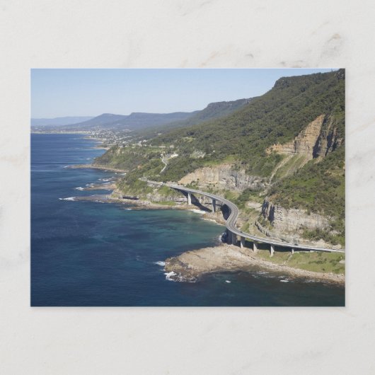 Luftbild Sea Cliff Bridge nähe Wollongong, 2 Postkarte (Vorderseite)
