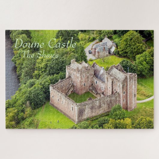 Luftbild Shaw Scottish Clans Doune Castle Puzzle (Horizontal)