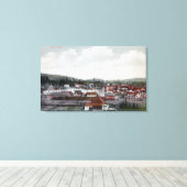 Luftbild Stadt 2 Leinwanddruck (Insitu (Holzboden))