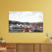 Luftbild Stadt 2 Leinwanddruck (Insitu (Wohnzimmer))