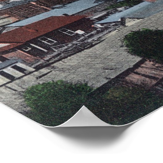 Luftbild Stadt # 2Jackson, CA Poster (Ecke)