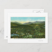 Luftbild Stadt mit Hurrikanberg Postkarte (Vorne/Hinten)