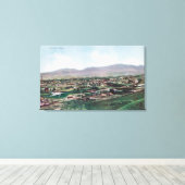 Luftbild Stadt von den Hügeln aus Leinwanddruck (Insitu (Holzboden))