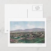 Luftbild Stadt von den Hügeln aus Postkarte (Vorne/Hinten)